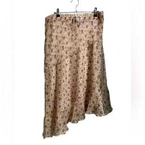 Lauren Ralph Lauren Floral Asymmetrical Skirt Size 10